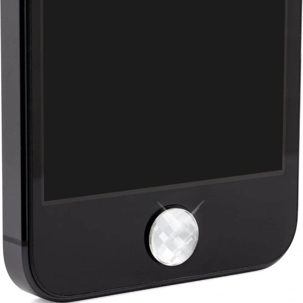 White Diamond 2 in 1 Crystal Home Button